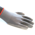 High Sensitive Ultra-Thin Polyester Copper Wire Liner PU Coated Conductive Touch Gloves